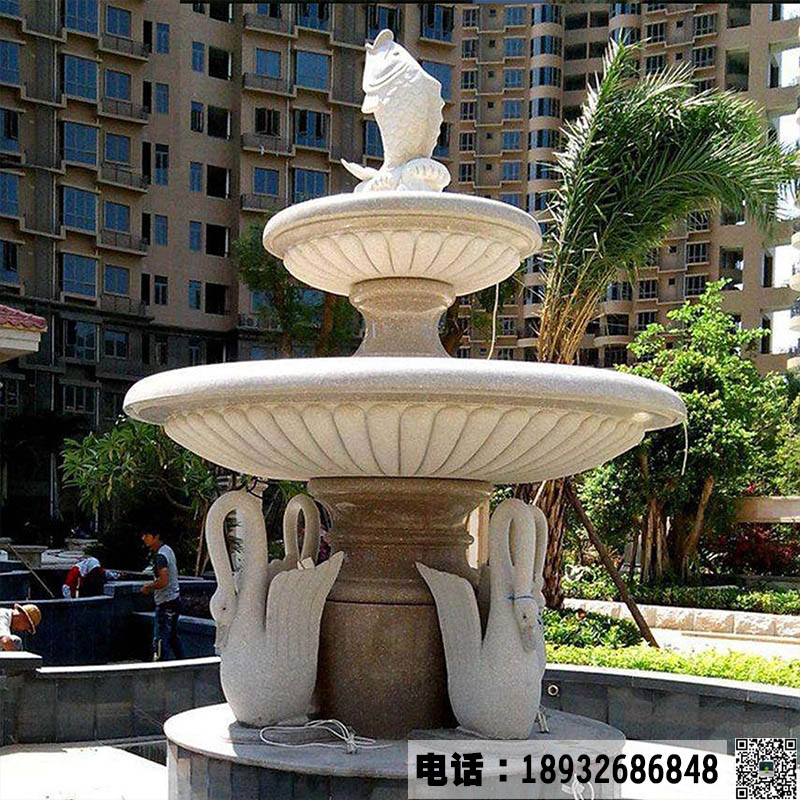 大型别墅广场欧式喷泉流水景观雕塑